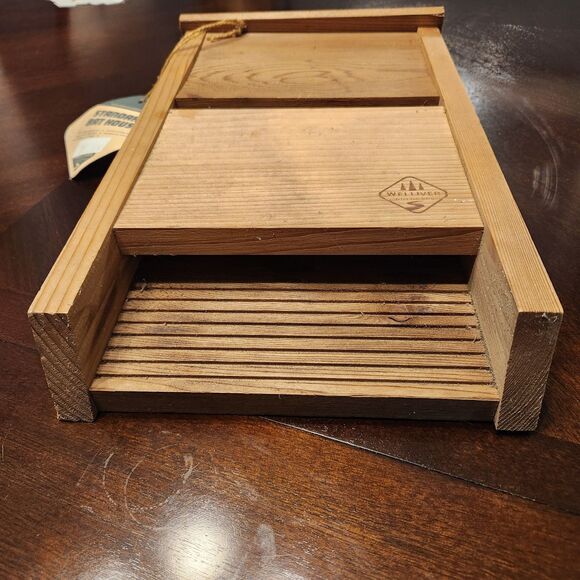 New Welliver Outdoors Single Chamber 100% Cedar Mountable Bat House Grooved - Picture 5 of 8